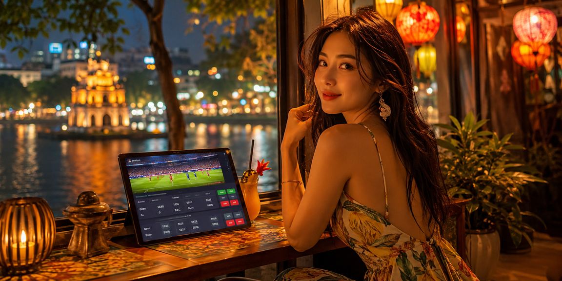 Không gian cá cược casino kết hợp cà phê truyền thống Hà Nội về đêm