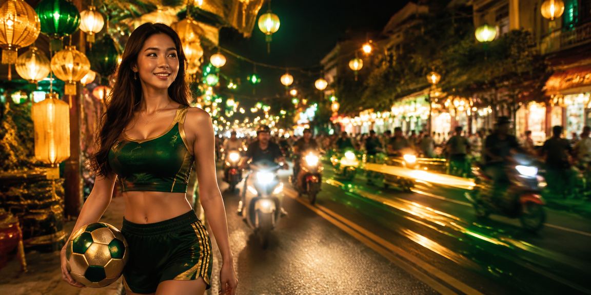 Khu chợ đêm Hà Nội với không khí giải trí casino sôi động rực rỡ ánh đèn